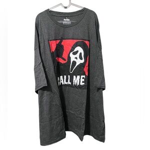 Ghost Face "Call Me" Mens Big & Tall 6XL Shirt